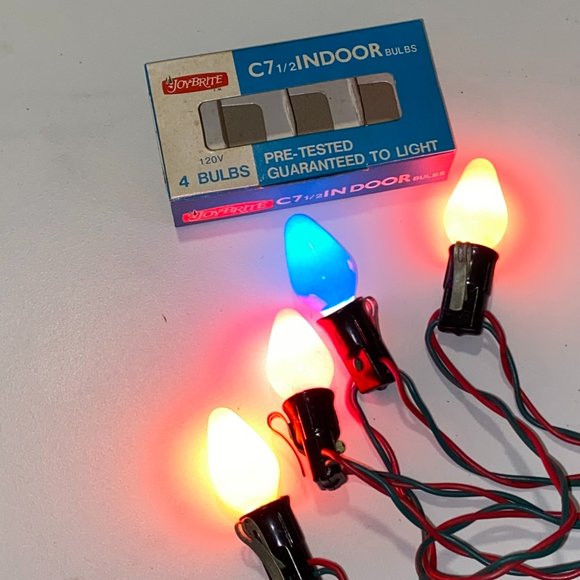 American Vintage Holiday Vintage Christmas Light Replacement Bulbs